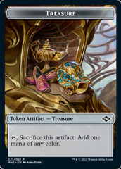 Beast // Treasure (21) Double-Sided Token [Modern Horizons 2 Tokens] | Black Swamp Games
