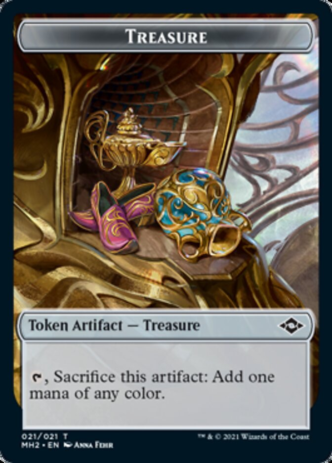 Insect // Treasure (21) Double-Sided Token [Modern Horizons 2 Tokens] | Black Swamp Games