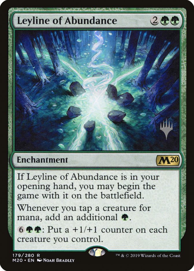 Leyline of Abundance (Promo Pack) [Core Set 2020 Promos] | Black Swamp Games