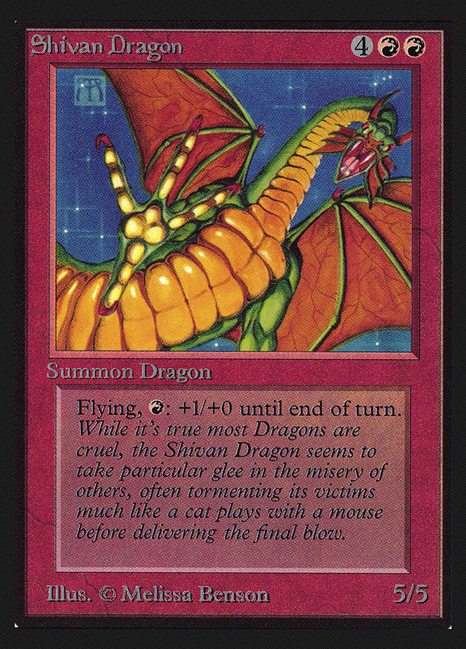 Shivan Dragon [International Collectors' Edition] | Black Swamp Games