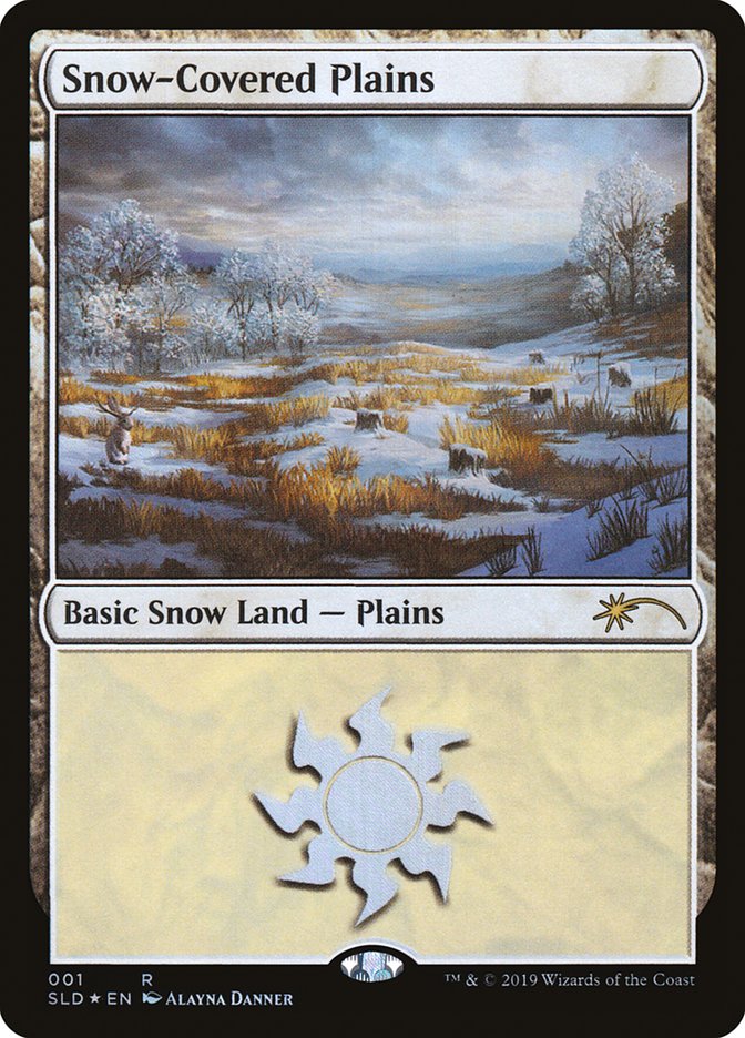 Snow-Covered Plains (001) [Secret Lair Drop Series] | Black Swamp Games