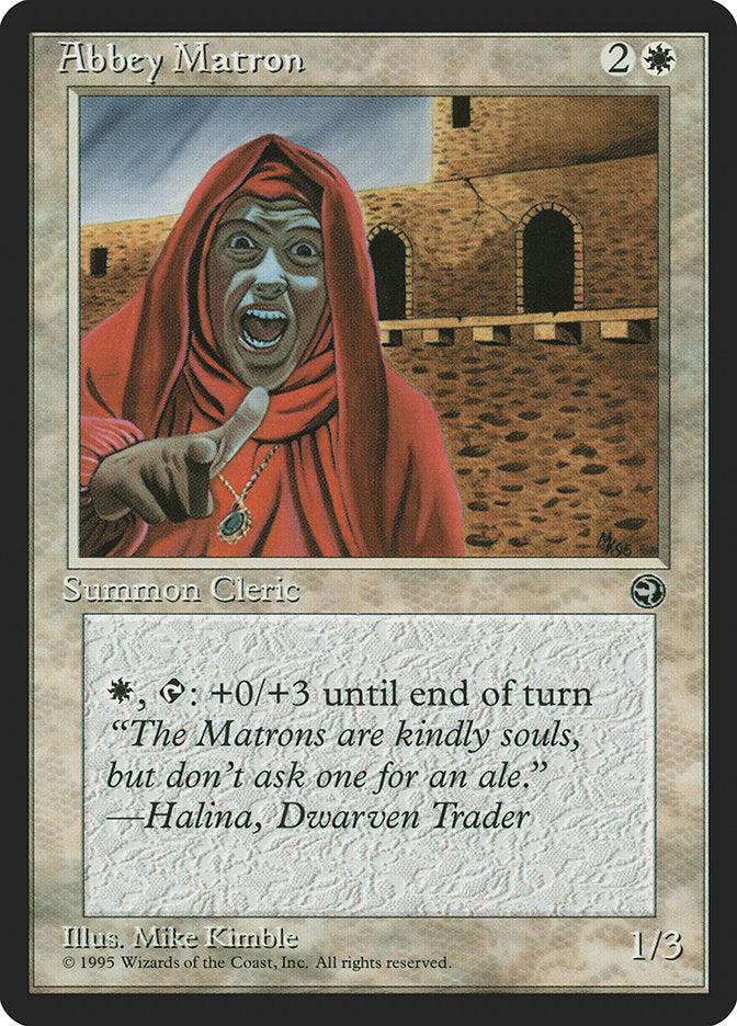 Abbey Matron (Halina Flavor Text) [Homelands] | Black Swamp Games