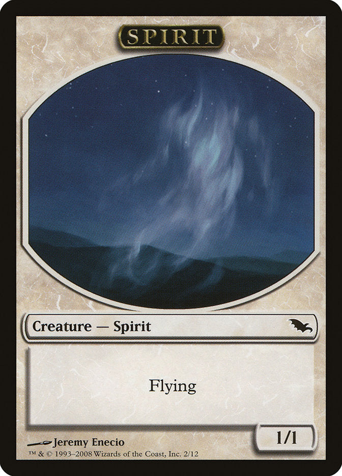 Spirit Token [Shadowmoor Tokens] | Black Swamp Games