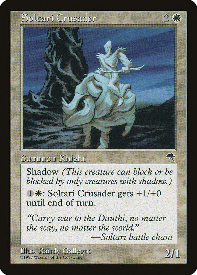Soltari Crusader [Tempest] | Black Swamp Games