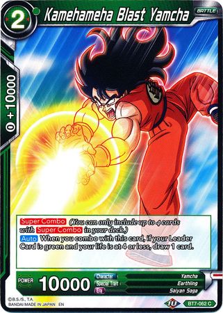 Kamehameha Blast Yamcha (BT7-062) [Assault of the Saiyans] | Black Swamp Games