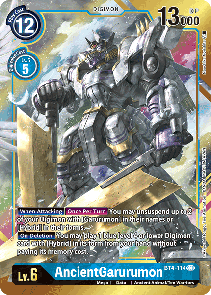 AncientGarurumon [BT4-114] (Alternate Art) [Great Legend] | Black Swamp Games