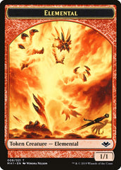 Marit Lage (006) // Elemental (008) Double-Sided Token [Modern Horizons Tokens] | Black Swamp Games