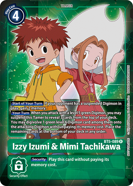 Izzy Izumi & Mimi Tachikawa [BT5-089] (Buy-A-Box Promo) [Battle of Omni] | Black Swamp Games