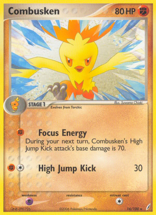 Combusken (16/100) [EX: Crystal Guardians] | Black Swamp Games