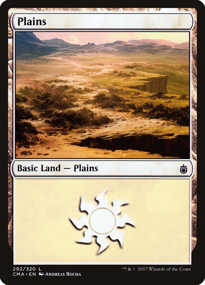 Plains (292) [Commander Anthology] | Black Swamp Games