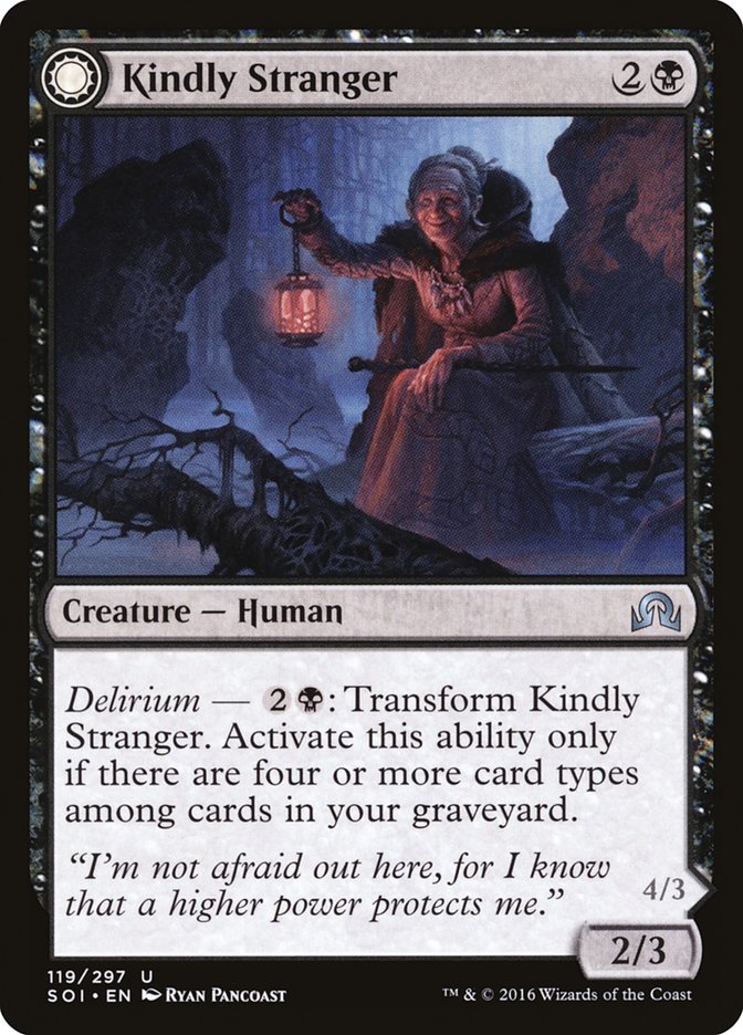 Kindly Stranger // Demon-Possessed Witch [Shadows over Innistrad] | Black Swamp Games