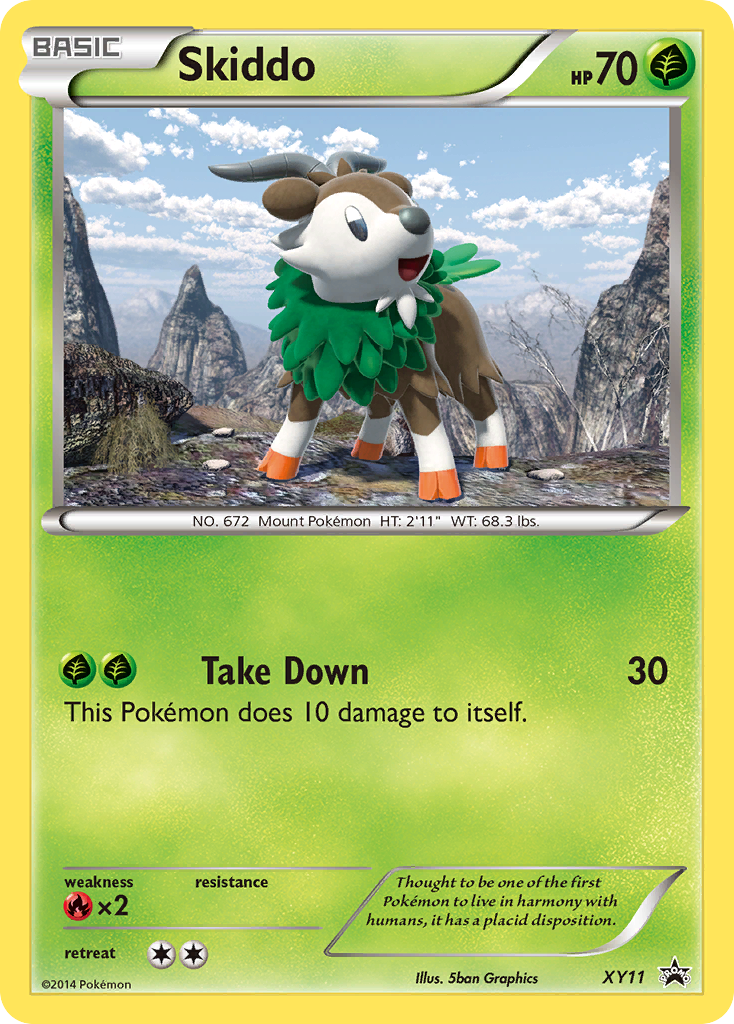 Skiddo (XY11) [XY: Black Star Promos] | Black Swamp Games