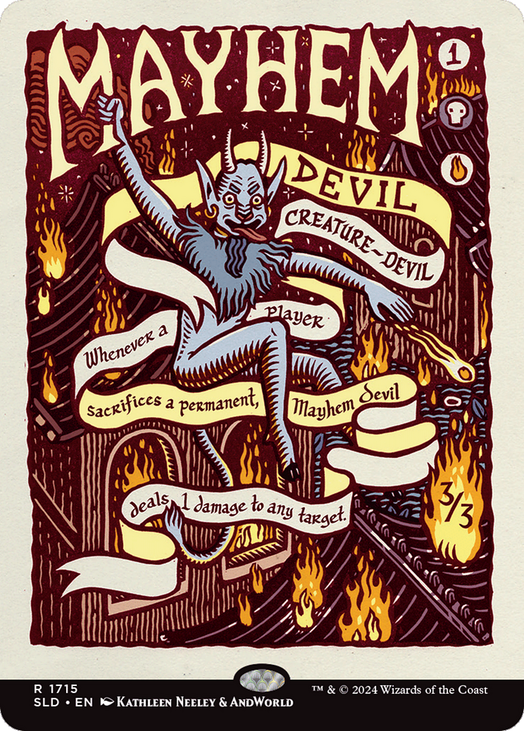 Mayhem Devil (Rainbow Foil) [Secret Lair Drop Series] | Black Swamp Games