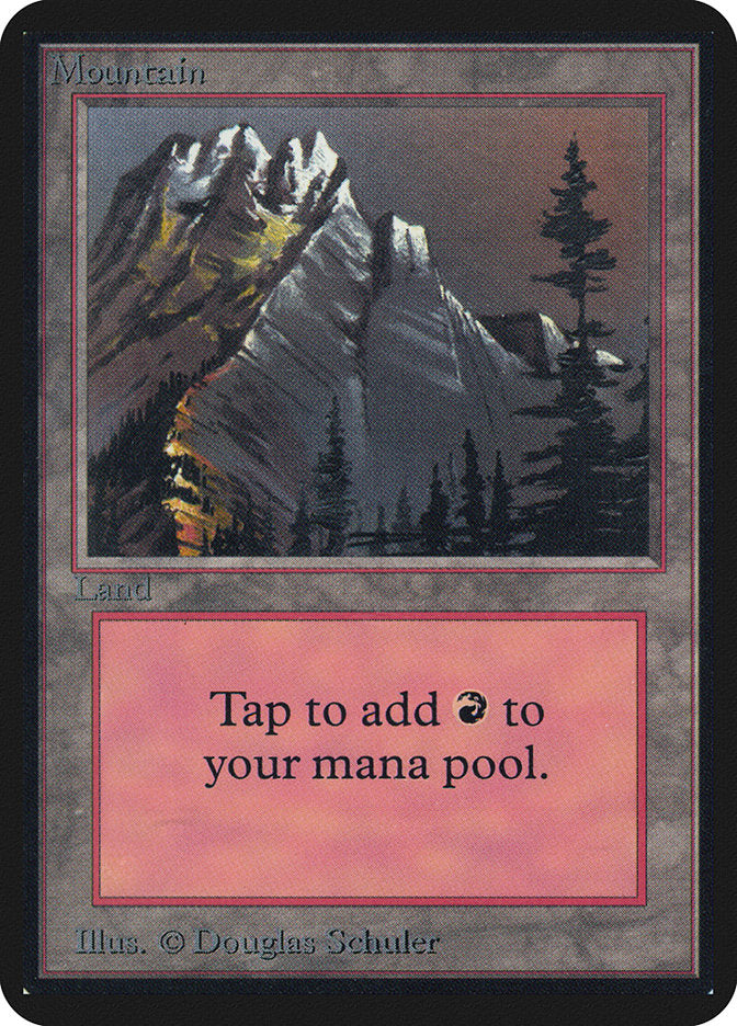 Mountain (292) [Alpha Edition] | Black Swamp Games