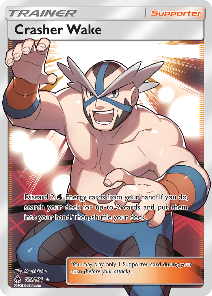 Crasher Wake (129/131) [Sun & Moon: Forbidden Light] | Black Swamp Games
