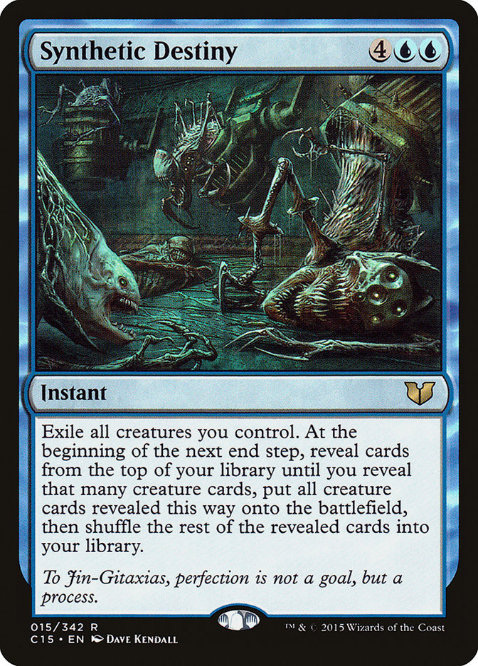 Synthetic Destiny [Commander 2015] | Black Swamp Games