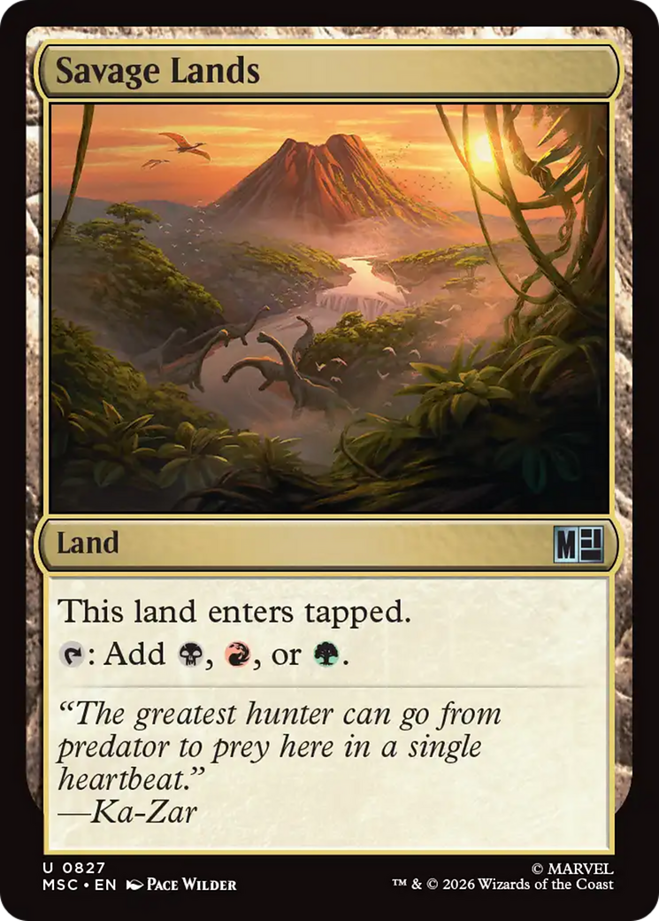 Savage Lands [Marvel Super Heroes Commander] | Black Swamp Games