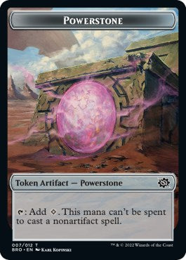Servo // Powerstone Double-Sided Token [The Brothers' War Commander Tokens] | Black Swamp Games