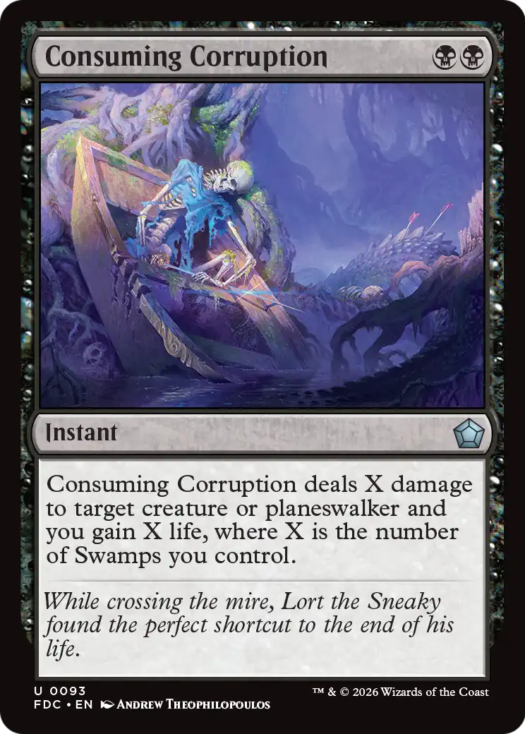 Consuming Corruption [Foundations Commander] | Black Swamp Games