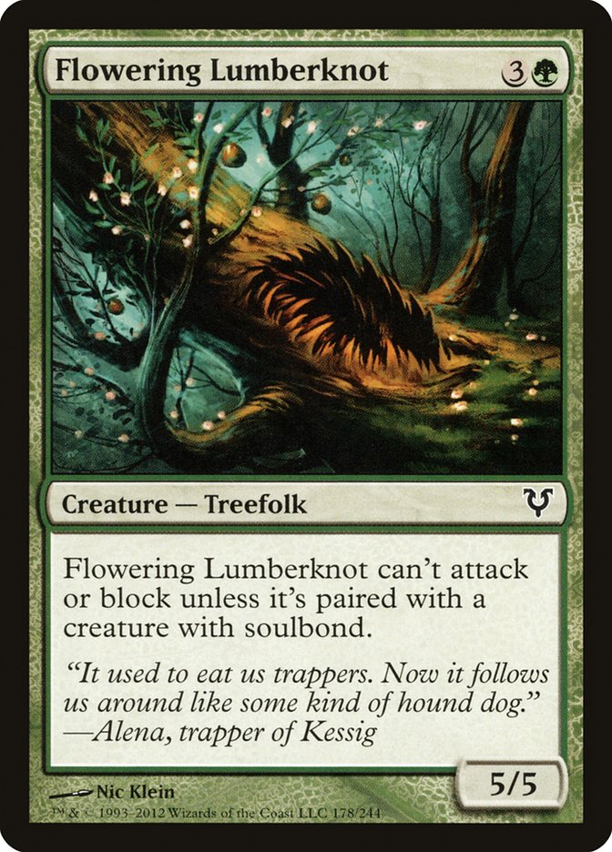 Flowering Lumberknot [Avacyn Restored] | Black Swamp Games