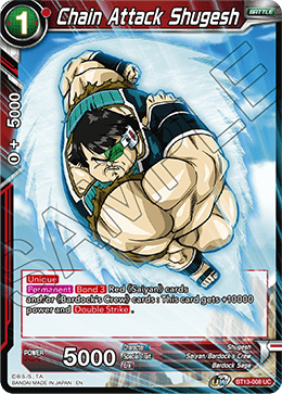 Chain Attack Shugesh (Uncommon) (BT13-008) [Supreme Rivalry] | Black Swamp Games