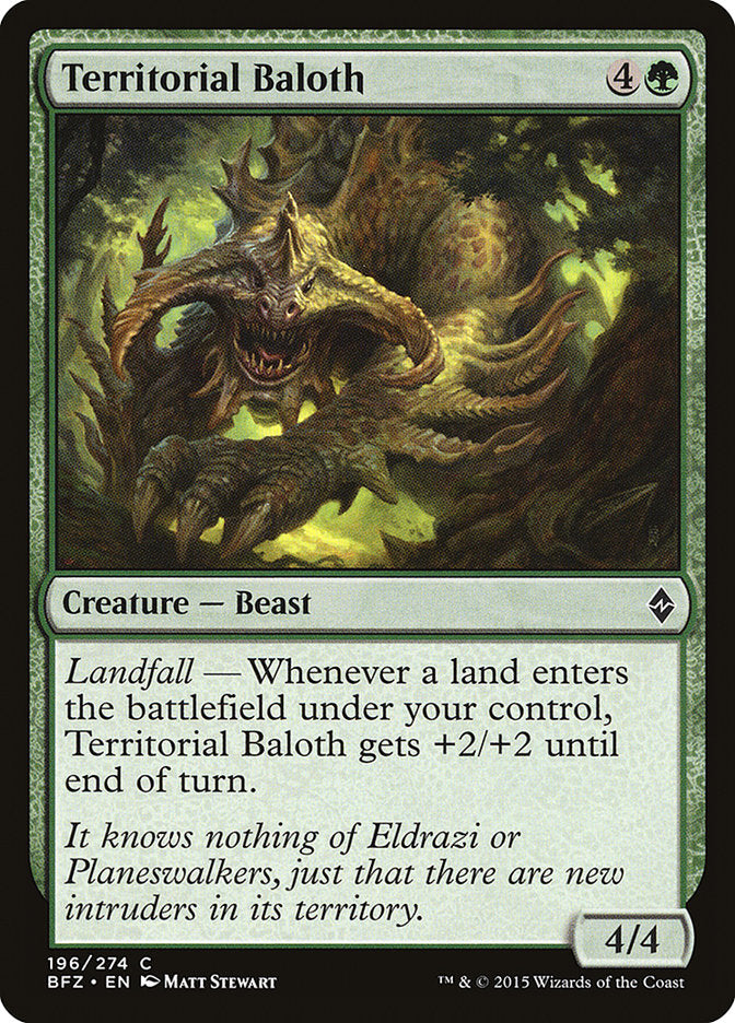 Territorial Baloth [Battle for Zendikar] | Black Swamp Games