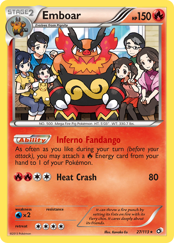Emboar (27/113) [Black & White: Legendary Treasures] | Black Swamp Games