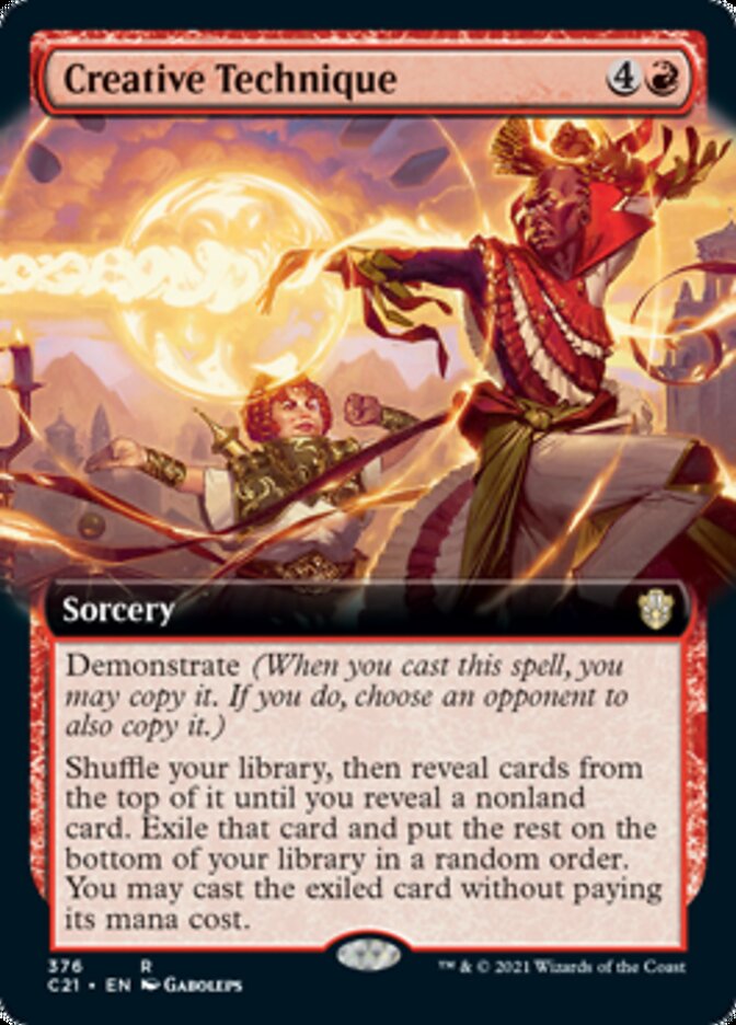 Creative Technique (Extended Art) [Commander 2021] | Black Swamp Games