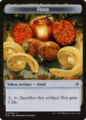 Faerie // Food (16) Double-Sided Token [Throne of Eldraine Tokens] | Black Swamp Games