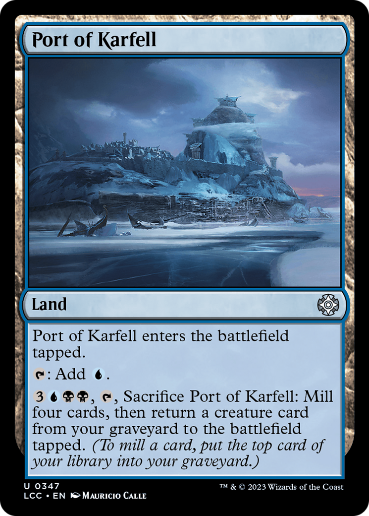Port of Karfell [The Lost Caverns of Ixalan Commander] | Black Swamp Games