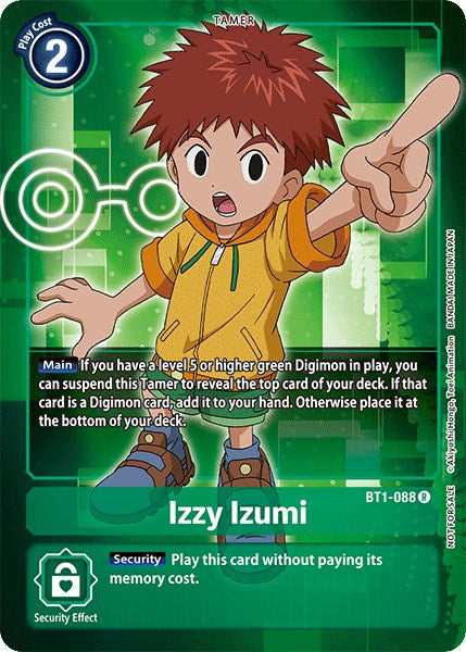 Izzy Izumi [BT1-088] (Official Tournament Pack Vol.3) [Release Special Booster Promos] | Black Swamp Games