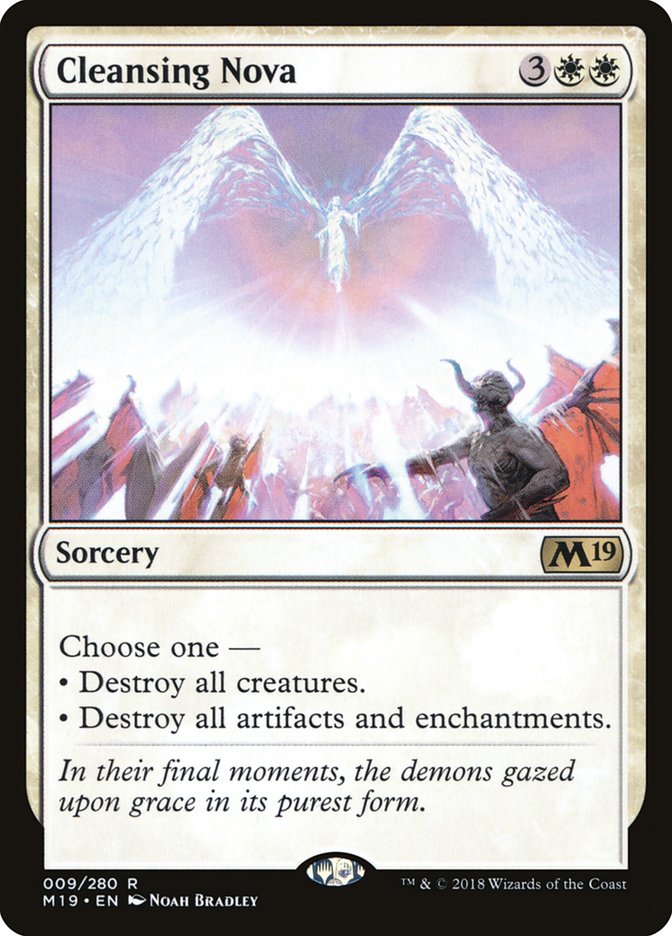 Cleansing Nova [Core Set 2019] | Black Swamp Games