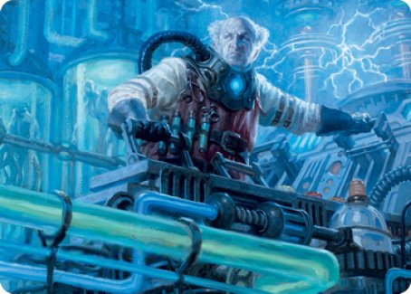 Ludevic, Necrogenius Art Card [Innistrad: Midnight Hunt Art Series] | Black Swamp Games
