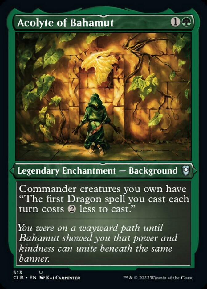 Acolyte of Bahamut (Foil Etched) [Commander Legends: Battle for Baldur's Gate] | Black Swamp Games