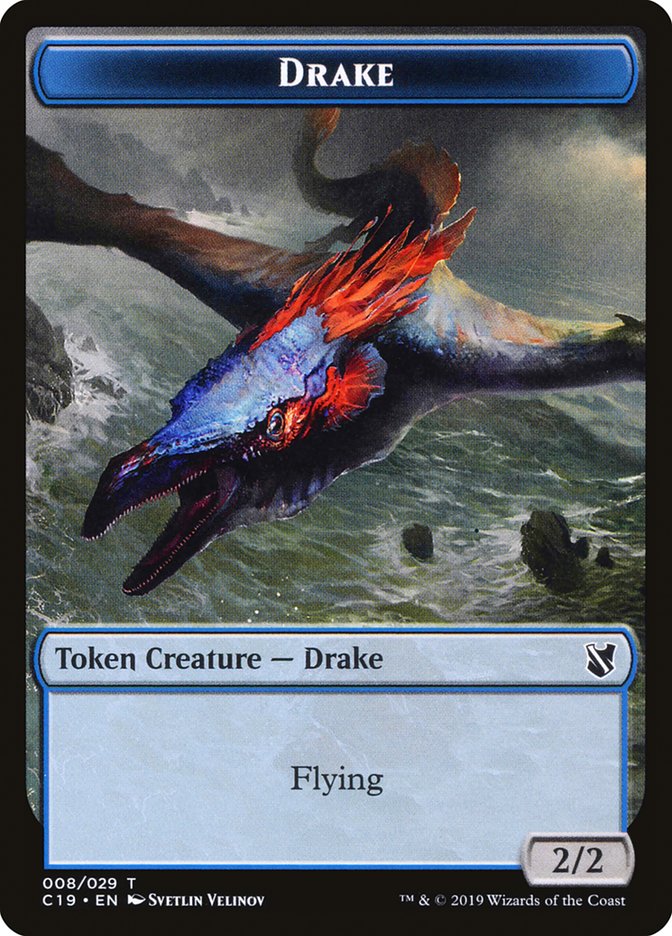 Drake Token [Commander 2019 Tokens] | Black Swamp Games