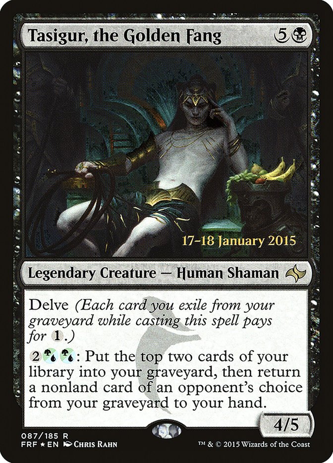 Tasigur, the Golden Fang [Fate Reforged Prerelease Promos] | Black Swamp Games