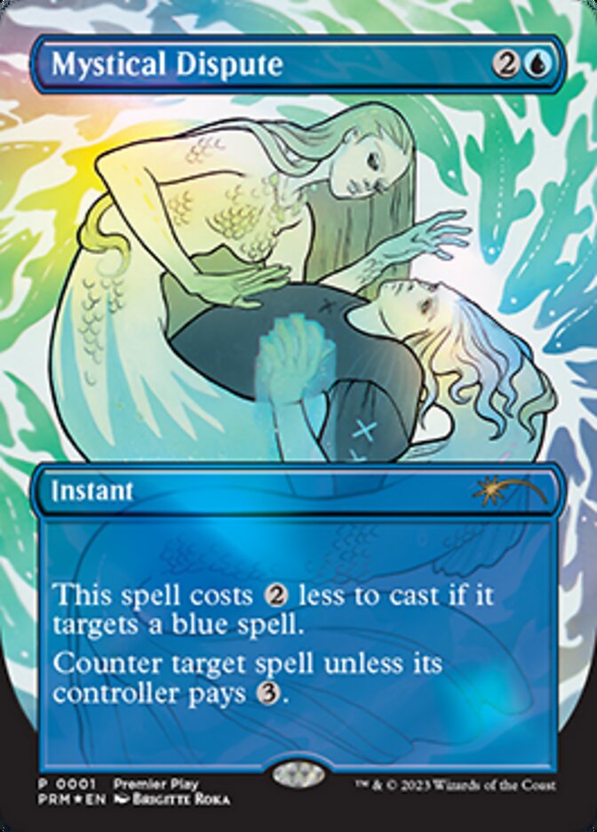 Mystical Dispute (Borderless Alternate Art) [Regional Championship Qualifiers 2023] | Black Swamp Games