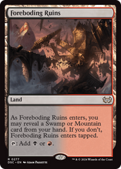 Foreboding Ruins [Duskmourn: House of Horror Commander] | Black Swamp Games