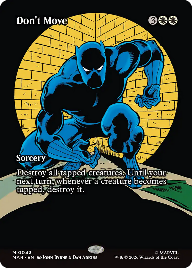 Don't Move (Borderless) [Marvel Universe: Eternal-Legal] | Black Swamp Games