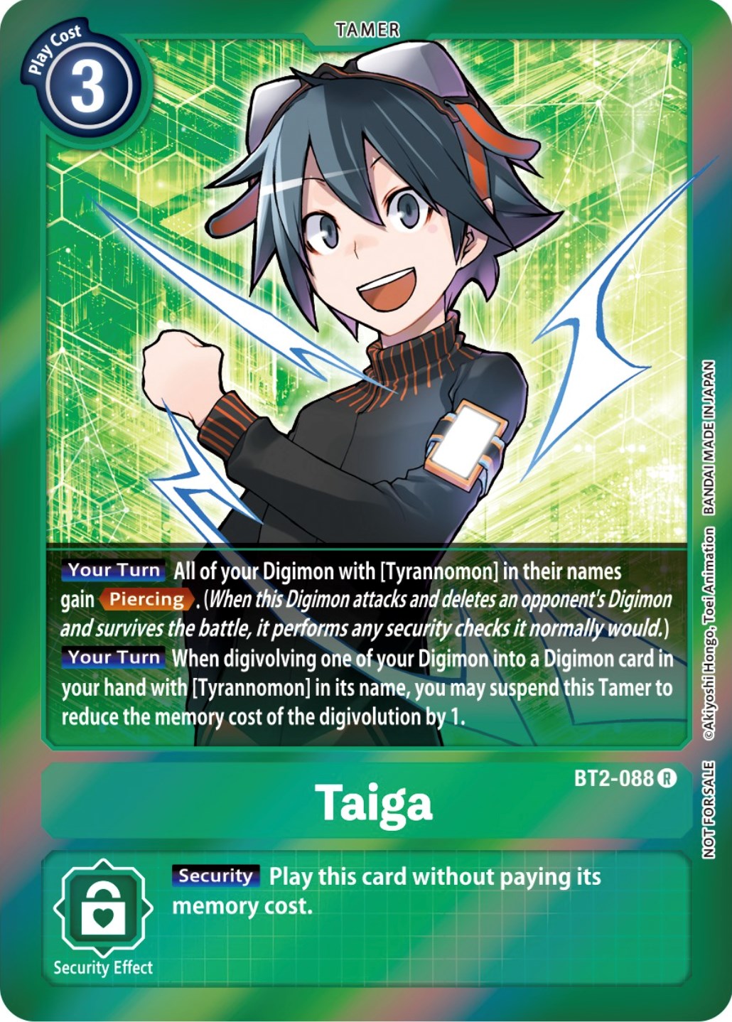 Taiga [BT2-088] (Event Pack 4) [Release Special Booster Promos] | Black Swamp Games