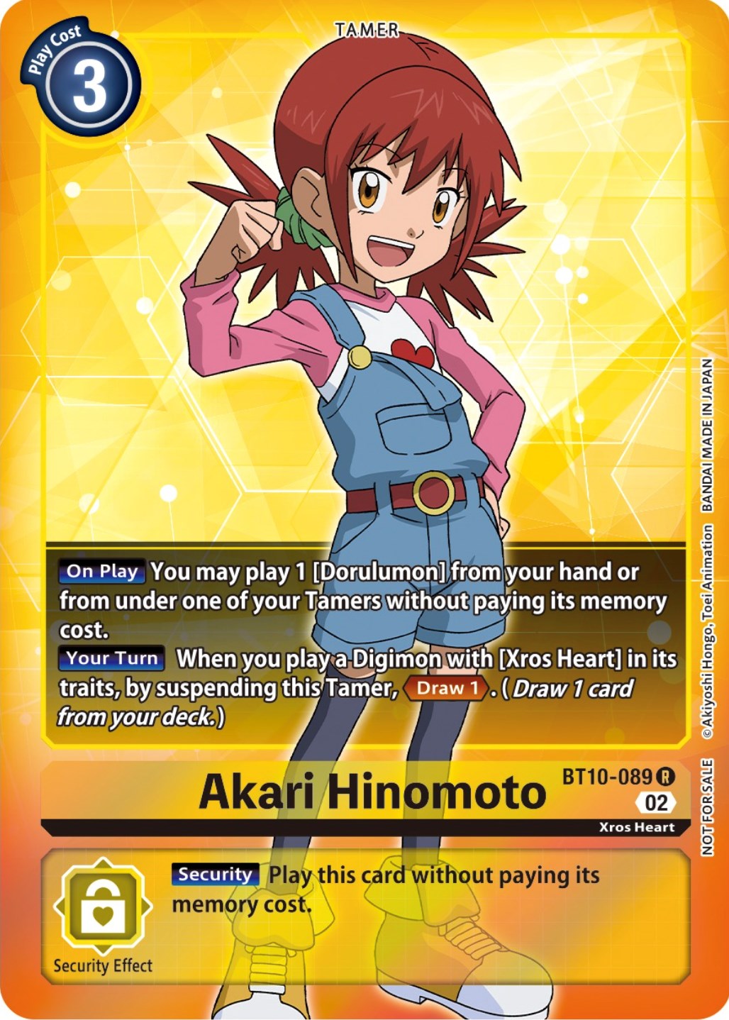 Akari Hinomoto [BT10-089] (Box Topper) [Xros Encounter] | Black Swamp Games