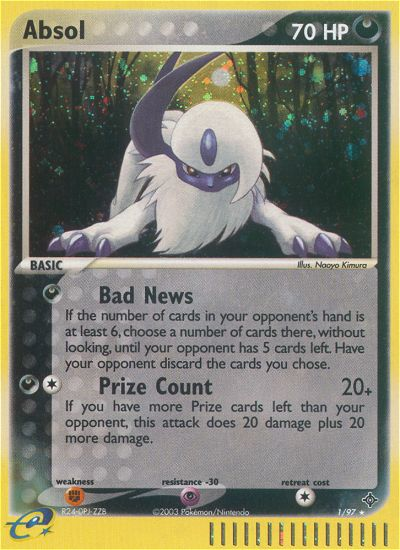 Absol (1/97) [EX: Dragon] | Black Swamp Games