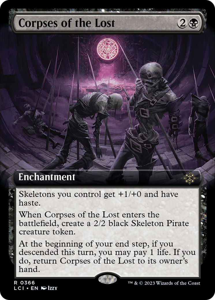 Corpses of the Lost (Extended Art) [The Lost Caverns of Ixalan] | Black Swamp Games