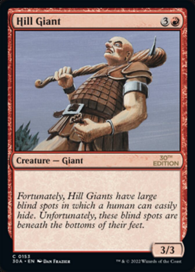 Hill Giant [30th Anniversary Edition] | Black Swamp Games