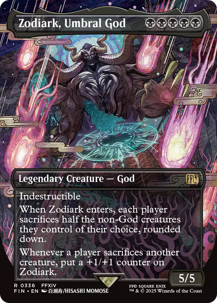 Zodiark, Umbral God (Borderless) [FINAL FANTASY] | Black Swamp Games