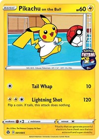 Pikachu on the Ball (001/005) [Miscellaneous Cards] | Black Swamp Games