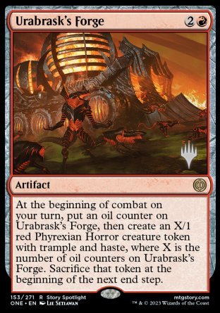 Urabrask's Forge (Promo Pack) [Phyrexia: All Will Be One Promos] | Black Swamp Games