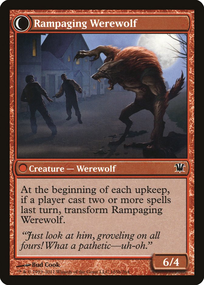 Tormented Pariah // Rampaging Werewolf [Innistrad] | Black Swamp Games