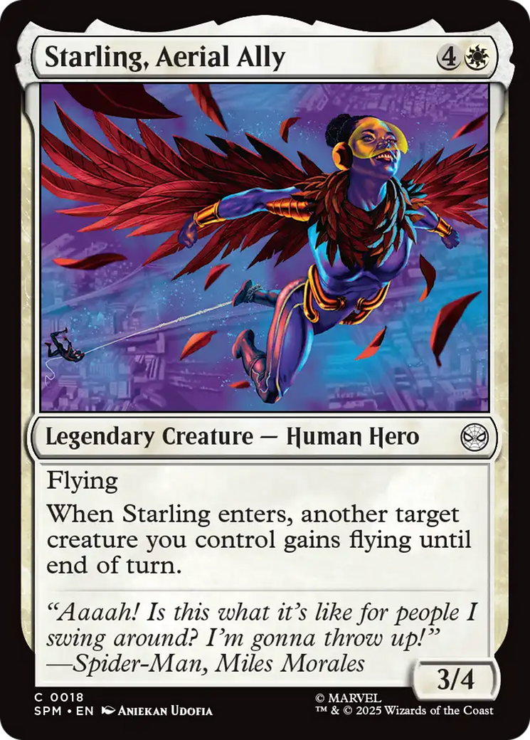 Starling, Aerial Ally [Marvel's Spider-Man] | Black Swamp Games