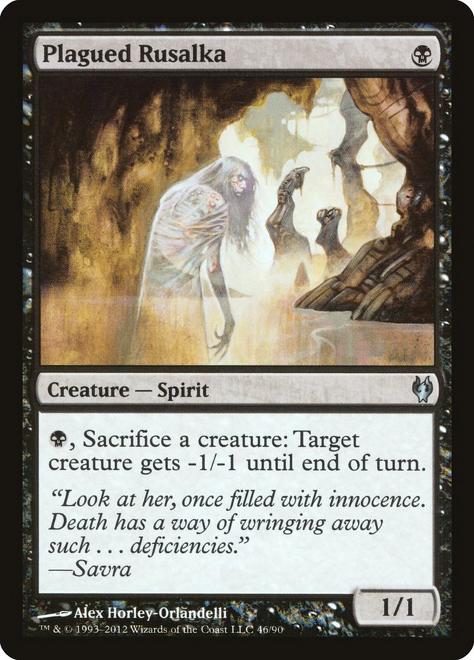 Plagued Rusalka [Duel Decks: Izzet vs. Golgari] | Black Swamp Games